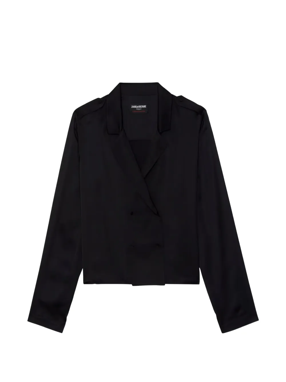 Zadig&Voltaire Tussi double-breasted blouse - Black