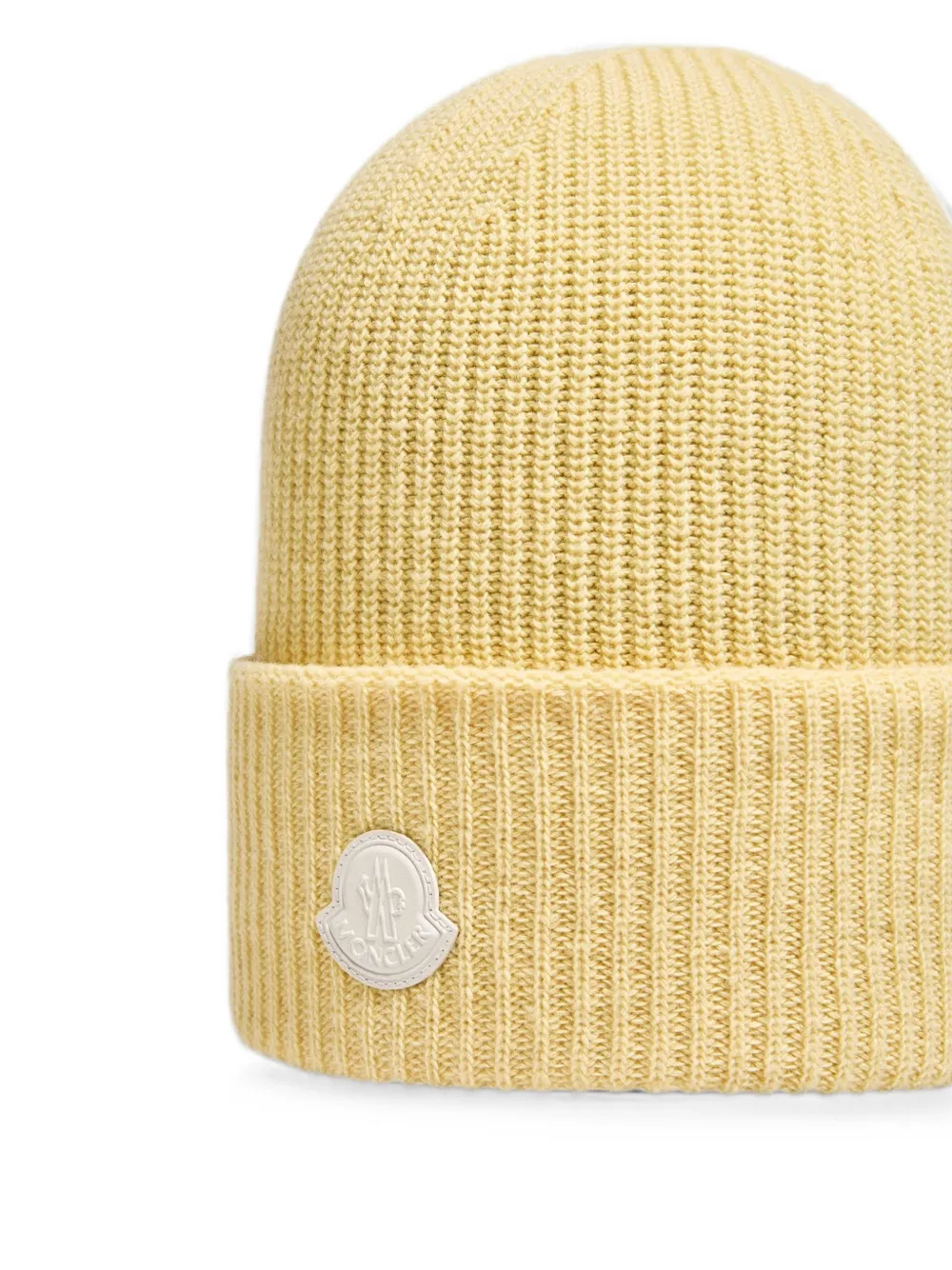Moncler Muts van wol- en kasjmierblend Geel