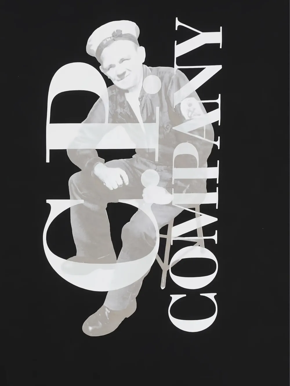 C.P. Company T-shirt met logoprint Zwart