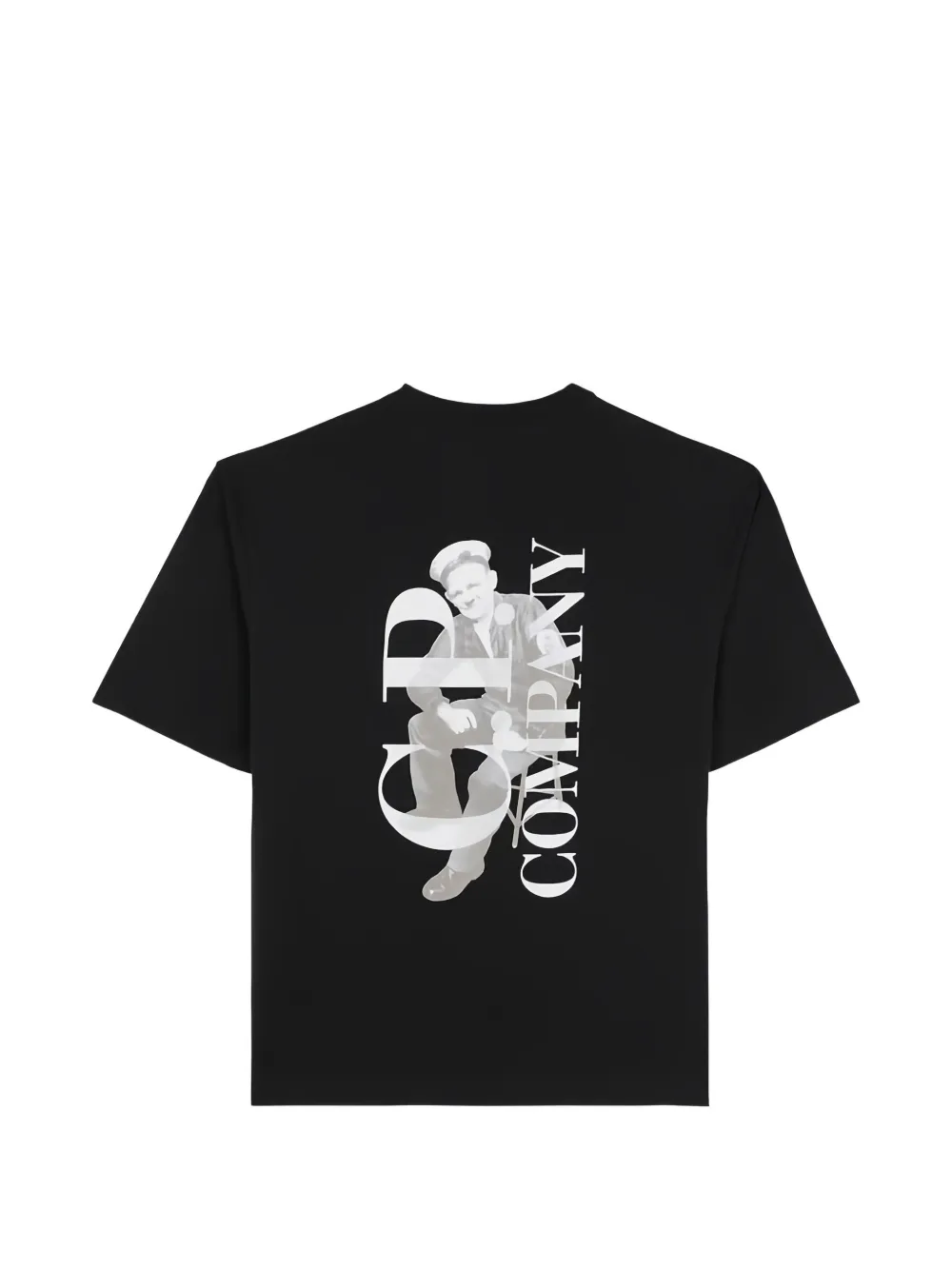 C.P. Company T-shirt met logoprint Zwart