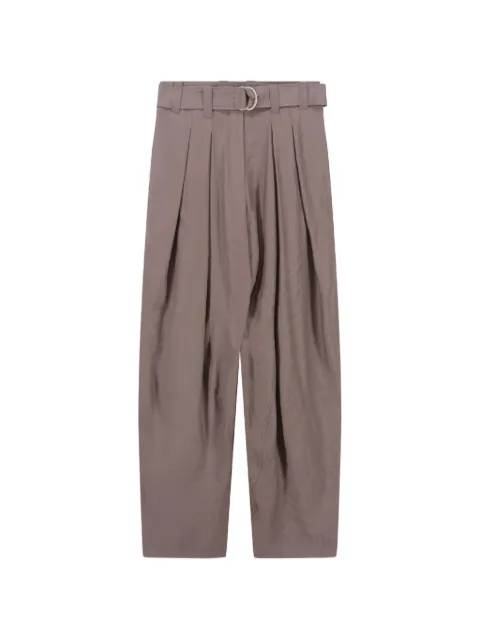8pm belted pleated trousers