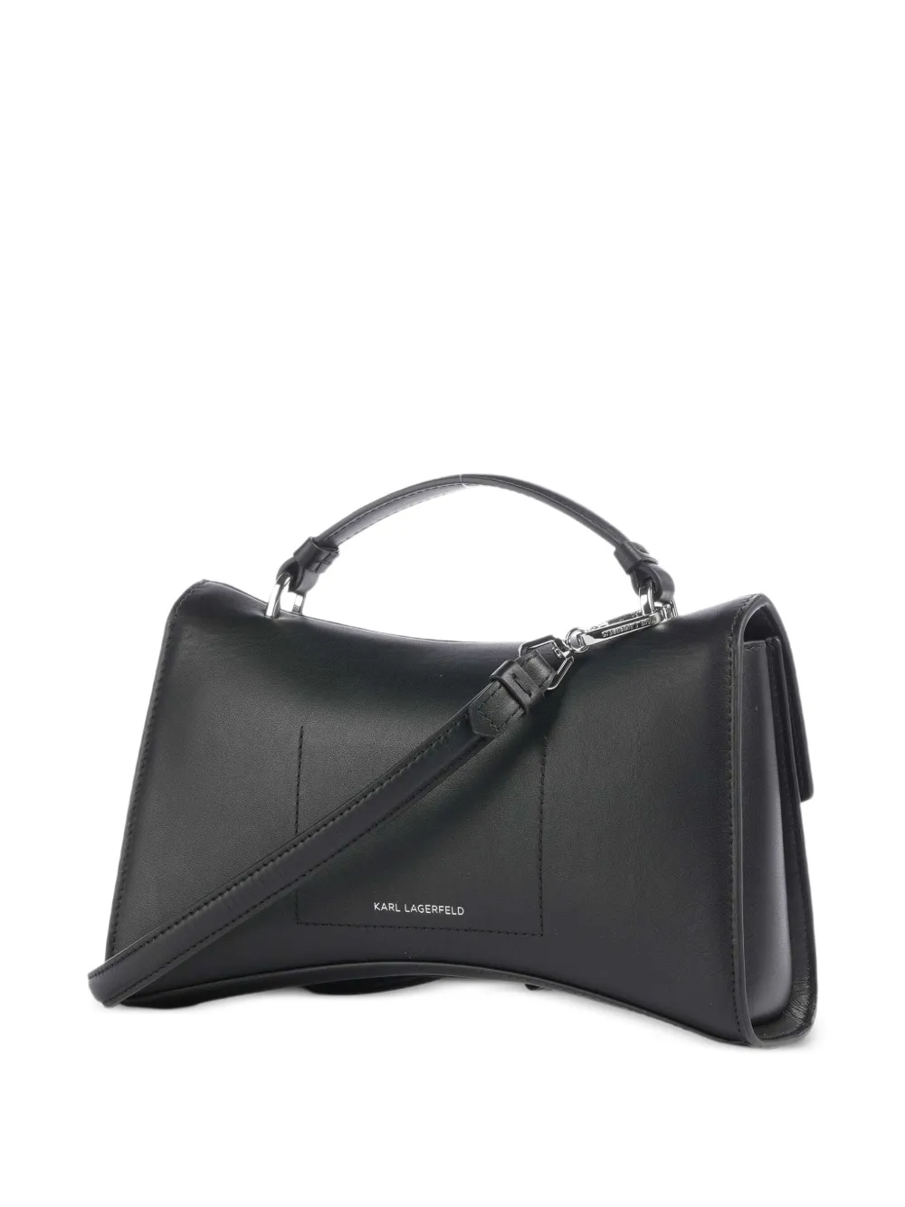 Karl Lagerfeld Crossbodytas met logo en verfraaid met studs Zwart