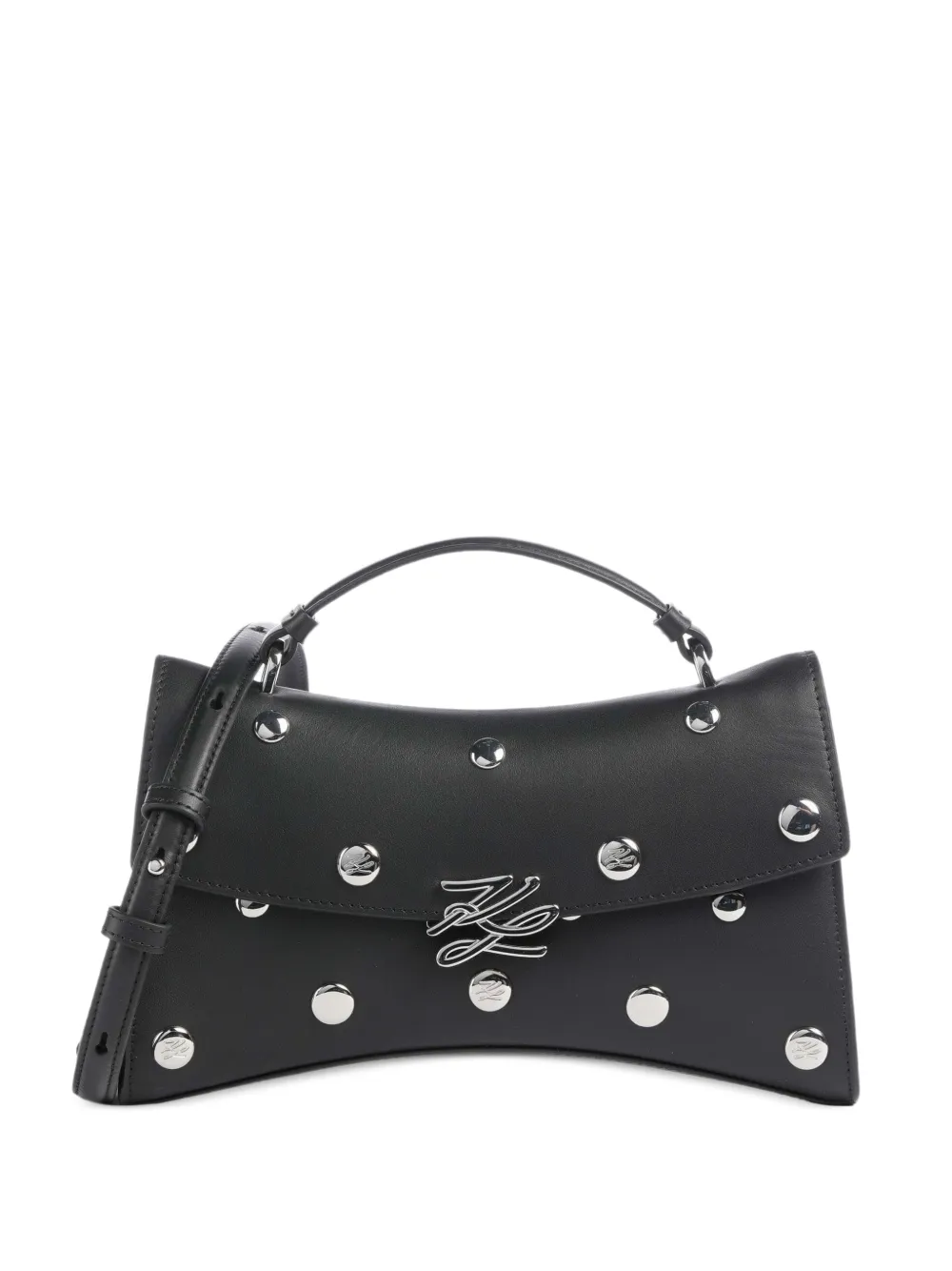 Karl Lagerfeld Borsa tote K/Autograph in pelle - Nero