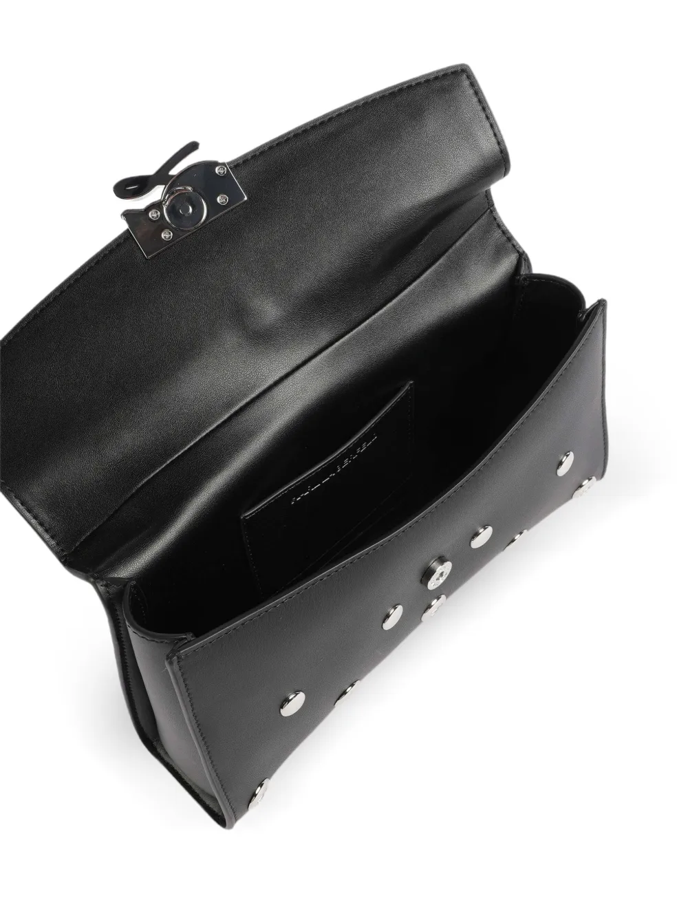Karl Lagerfeld Crossbodytas met logo en verfraaid met studs Zwart