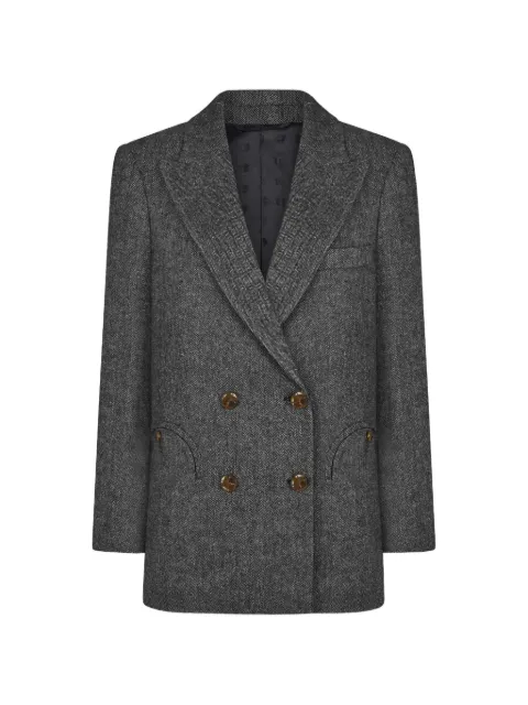 Blazé Milano Everyday herringbone double-breasted blazer