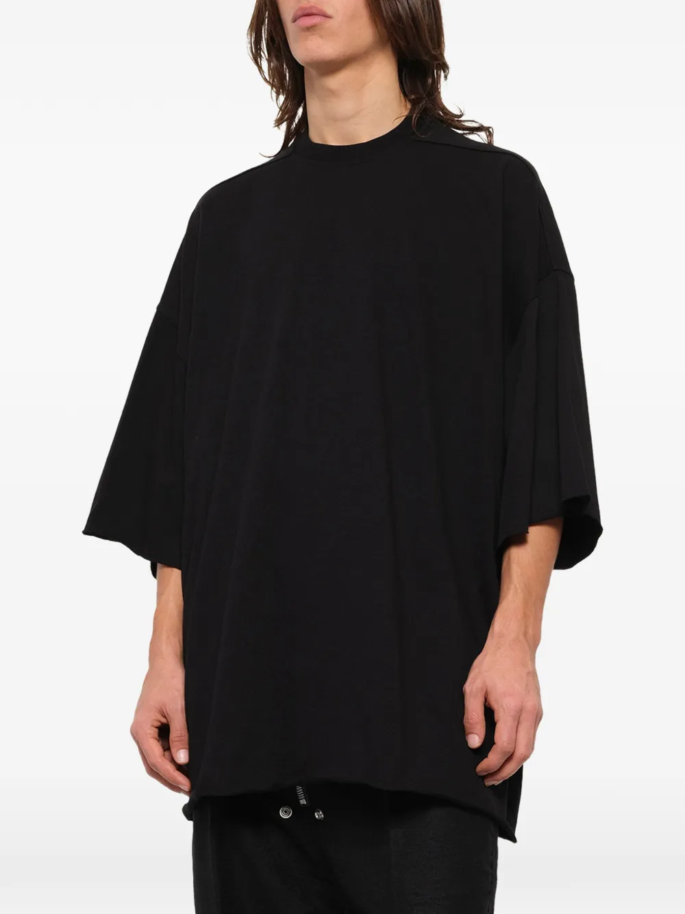 Rick Owens Oversized T-shirt Zwart