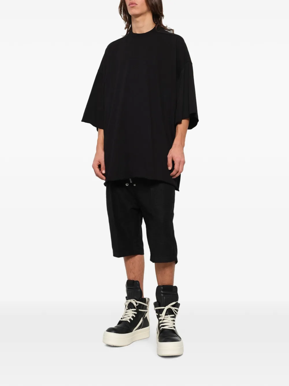 Rick Owens Oversized T-shirt Zwart
