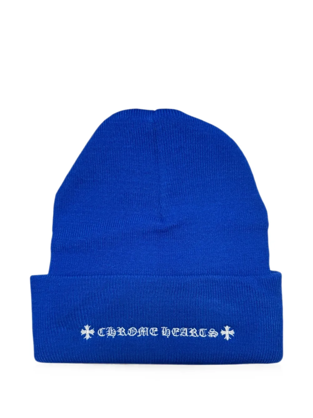 Chrome Hearts Muts met geborduurd logo Blauw