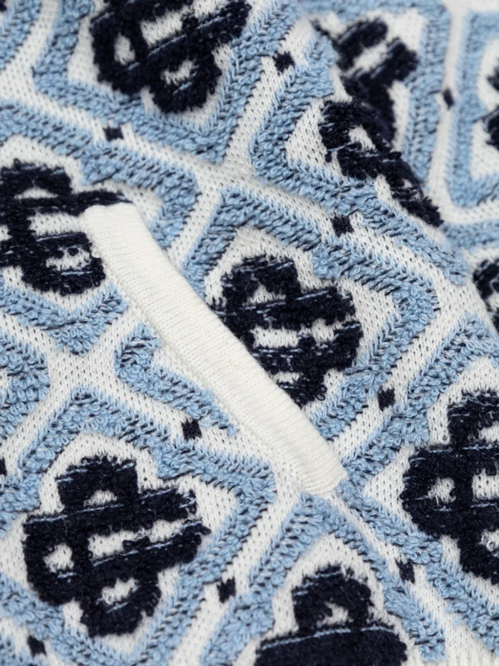 CASABLANCA KIDS Hoodie met monogram-print Wit