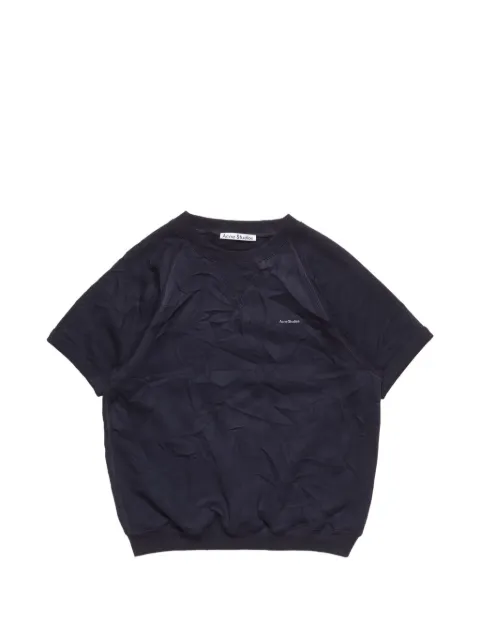 Acne Studios crinkled fleece T-shirt