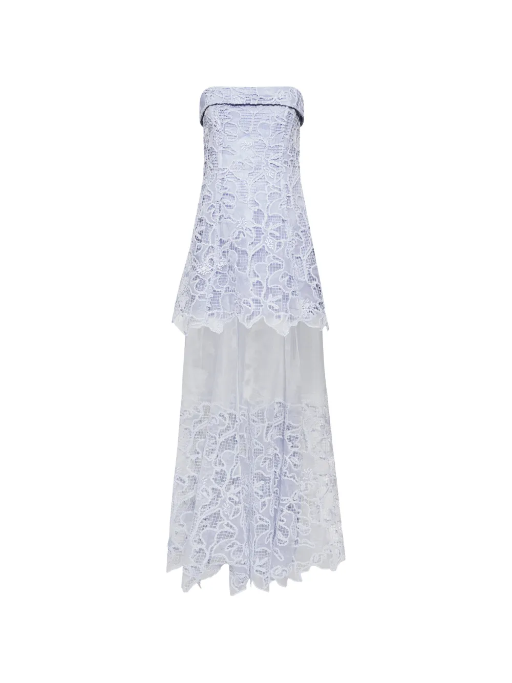 Simkhai Rennis lace-trimmed maxi dress - Blu