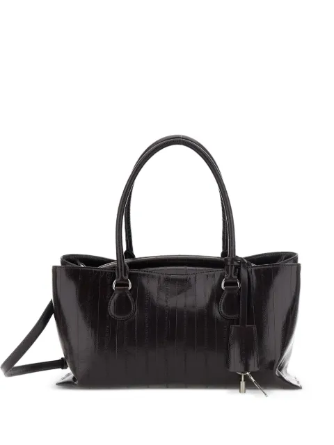Osoi Shell Brot lizard-effect leather shoulder bag