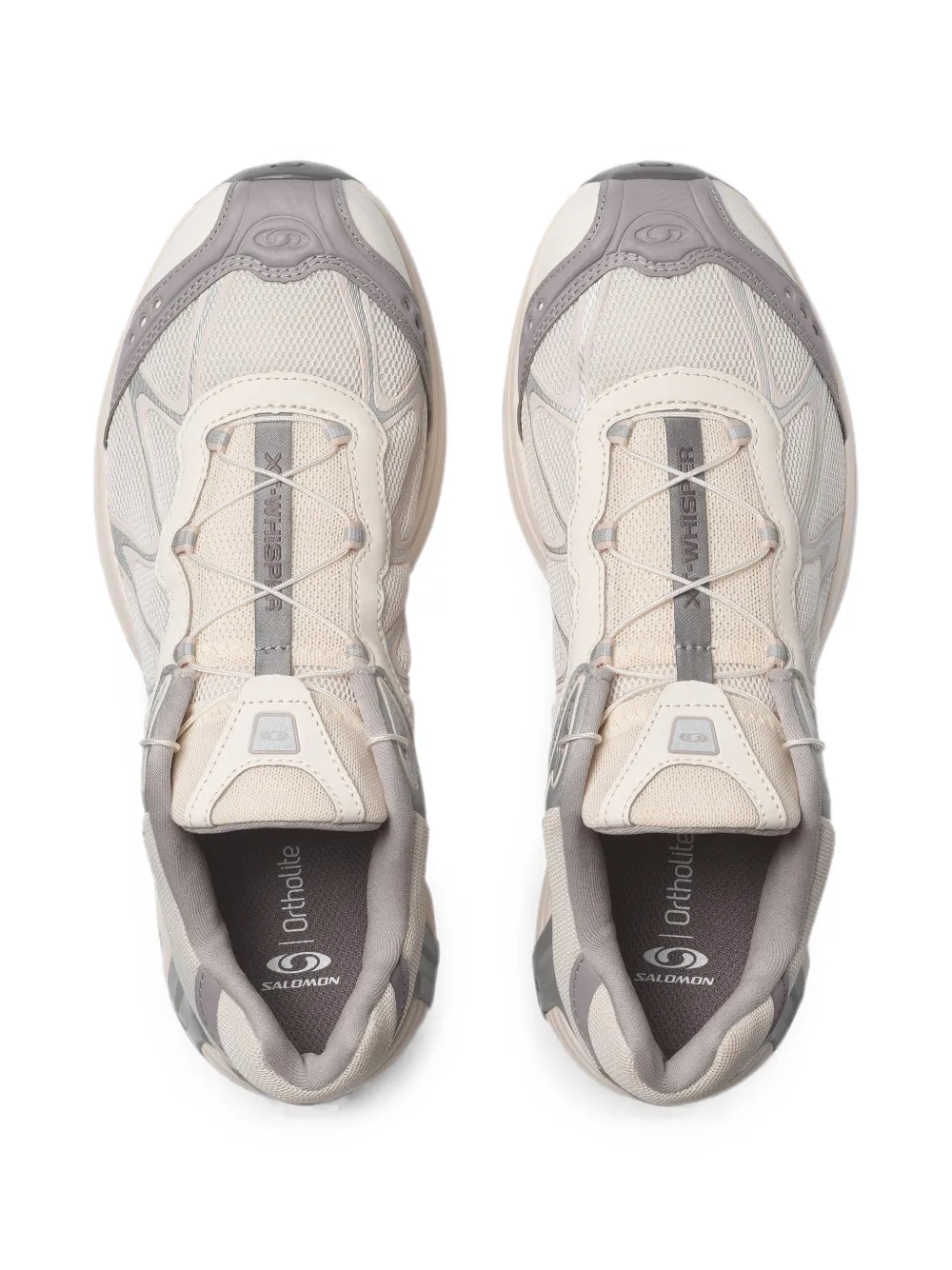 Salomon XT-WHISPER panelled sneakers Beige