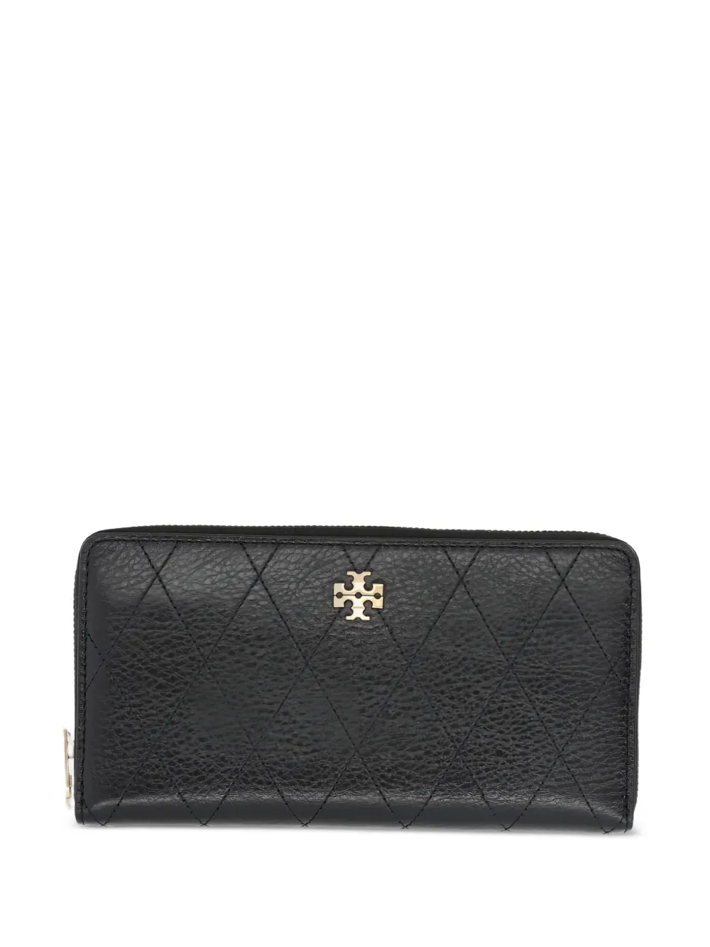 Tory Burch Charlie quilted leather wallet - Nero