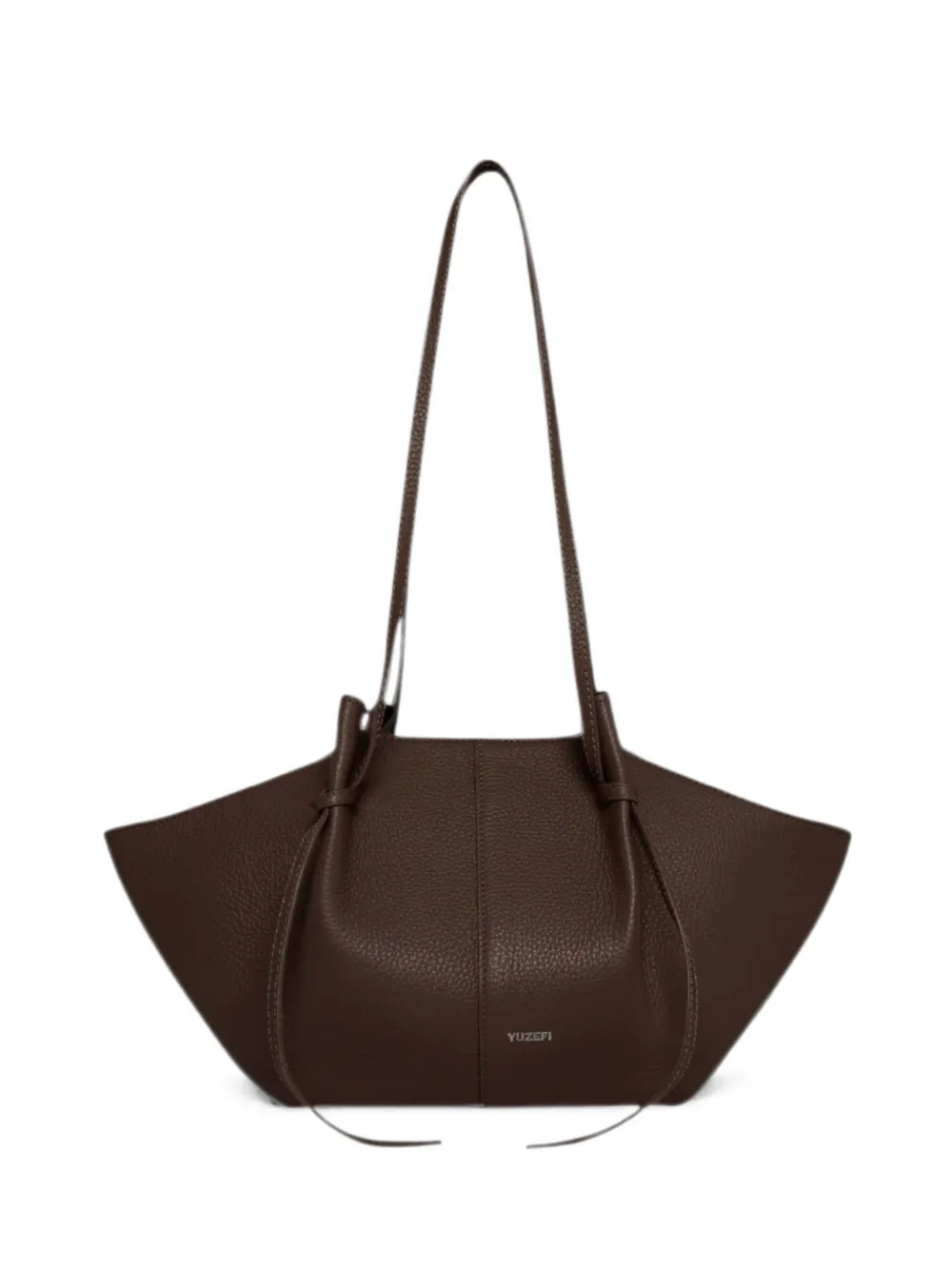 Yuzefi Mochi leather shoulder bag - Marrone