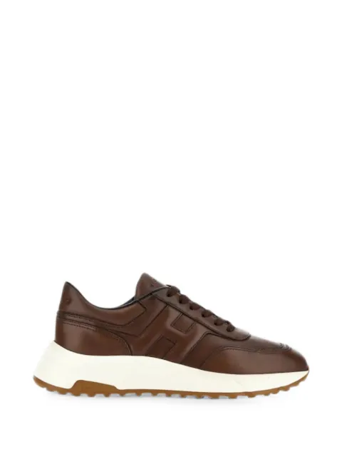 Hogan logo-patch sneakers