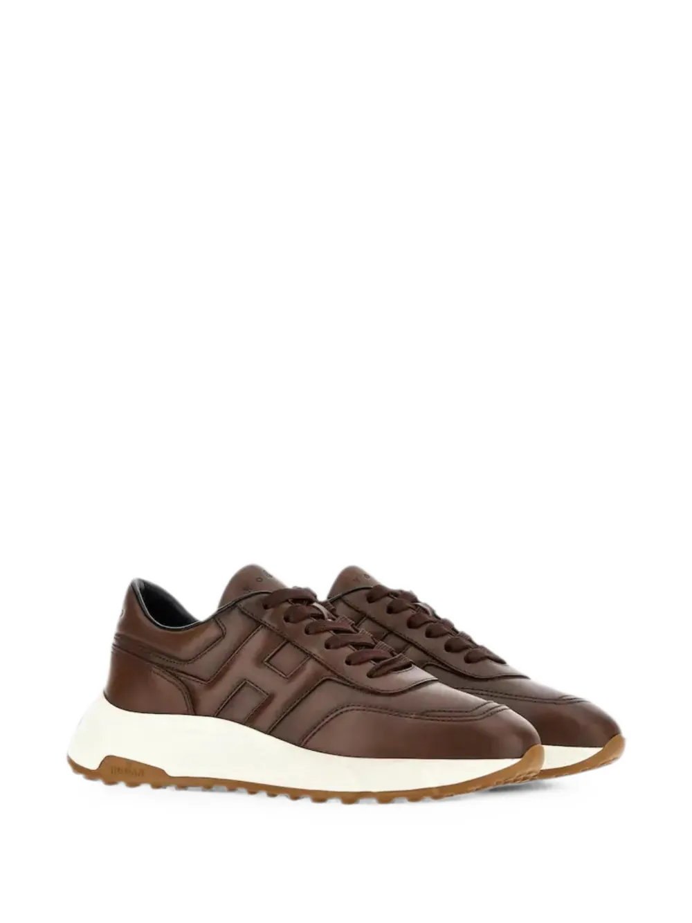 Hogan logo-patch sneakers Bruin