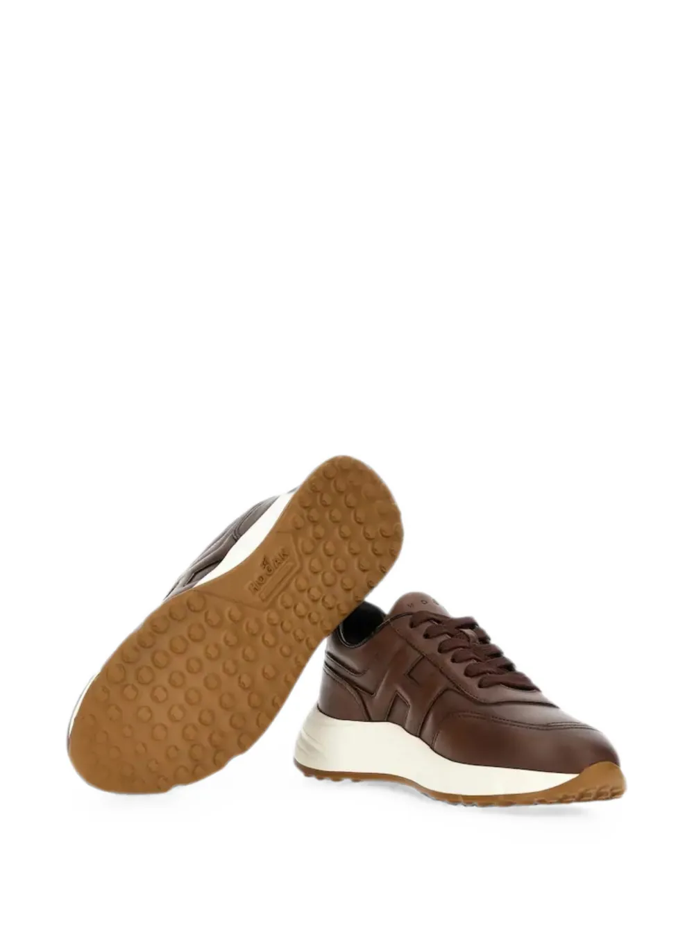 Hogan logo-patch sneakers Bruin