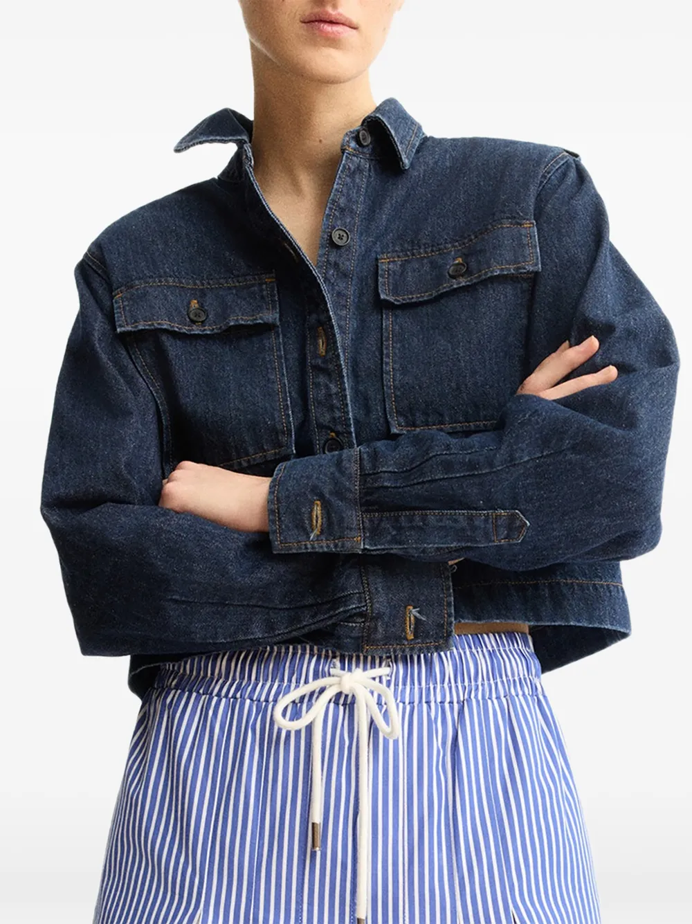 Arlo Mott Henry cropped denim jacket