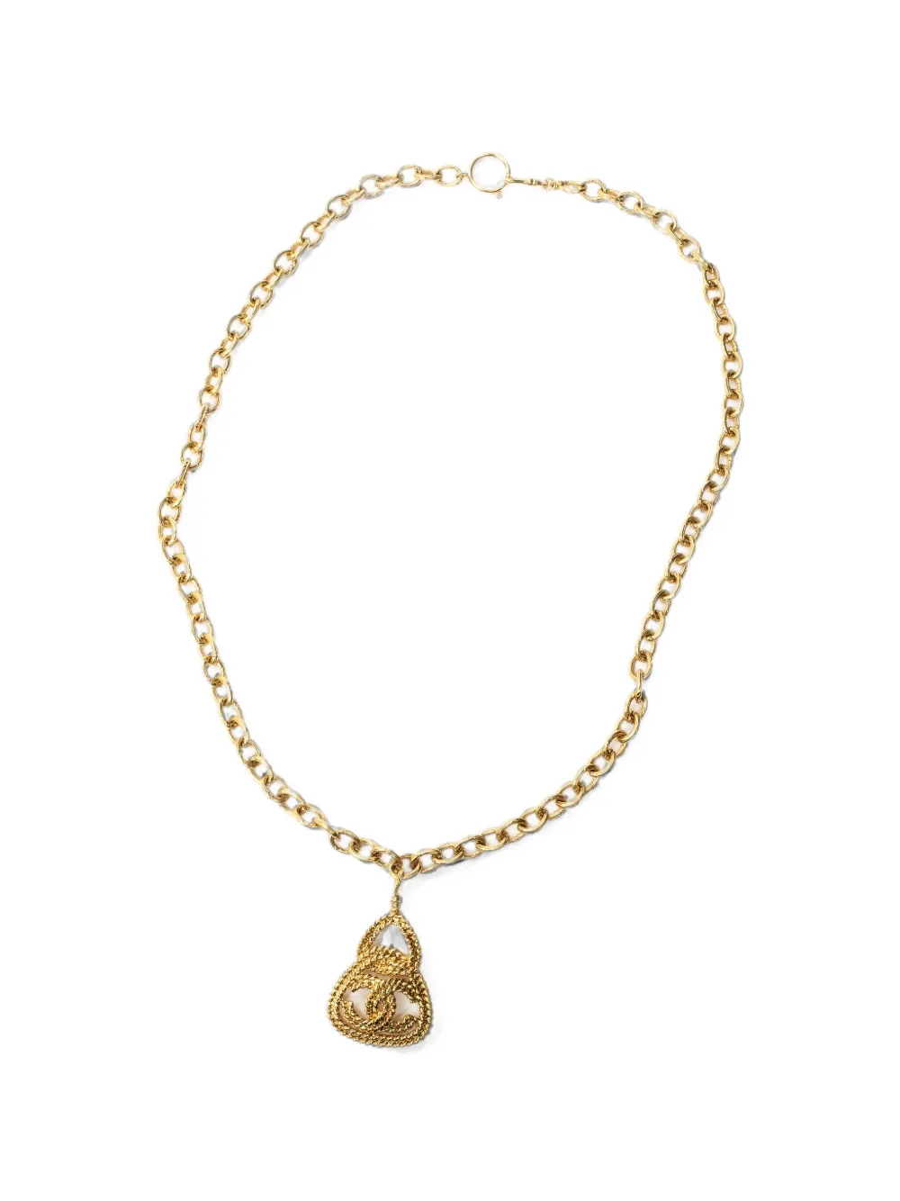 CHANEL Pre-Owned 1993 pendant necklace - Gold
