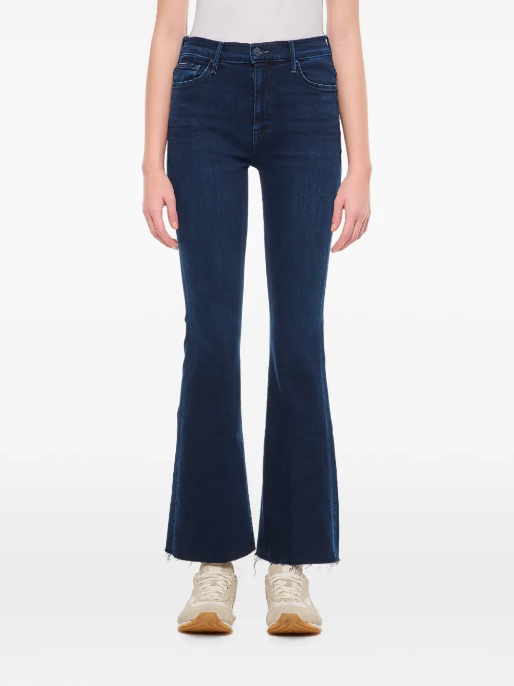 MOTHER Weekender Fray flared jeans - Blu