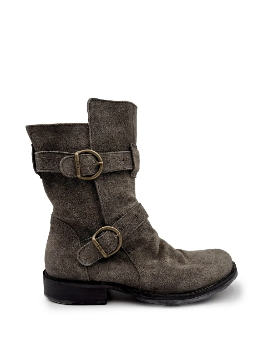 FIORENTINI + BAKER 713 suede buckle-fastening ankle boots
