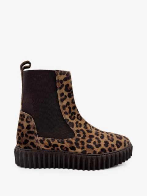 Voile Blanche Beth leopard-print ankle boots