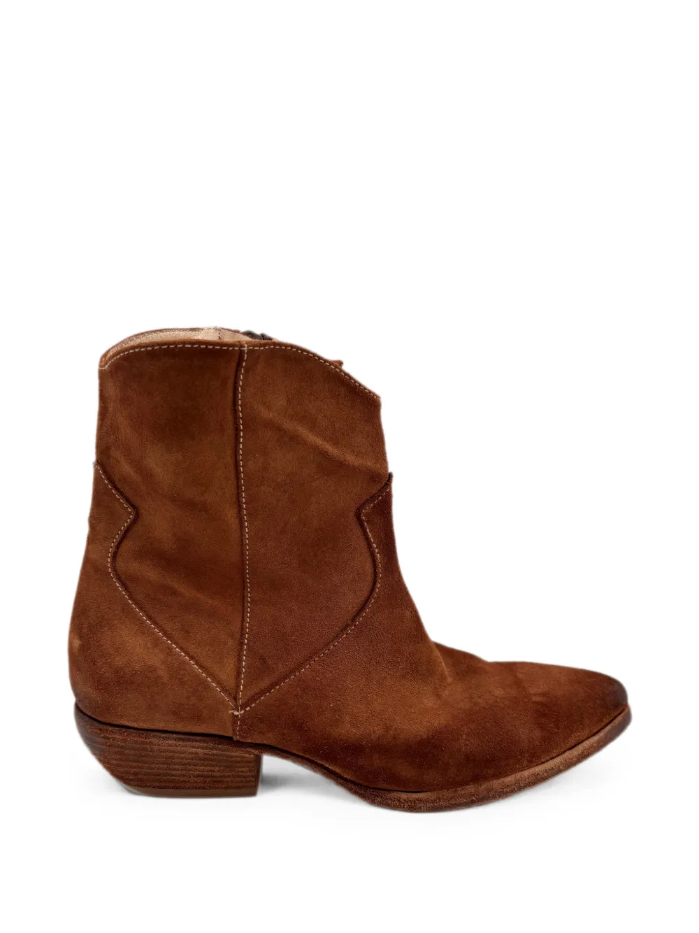 ELIA MAURIZI suede western ankle boots