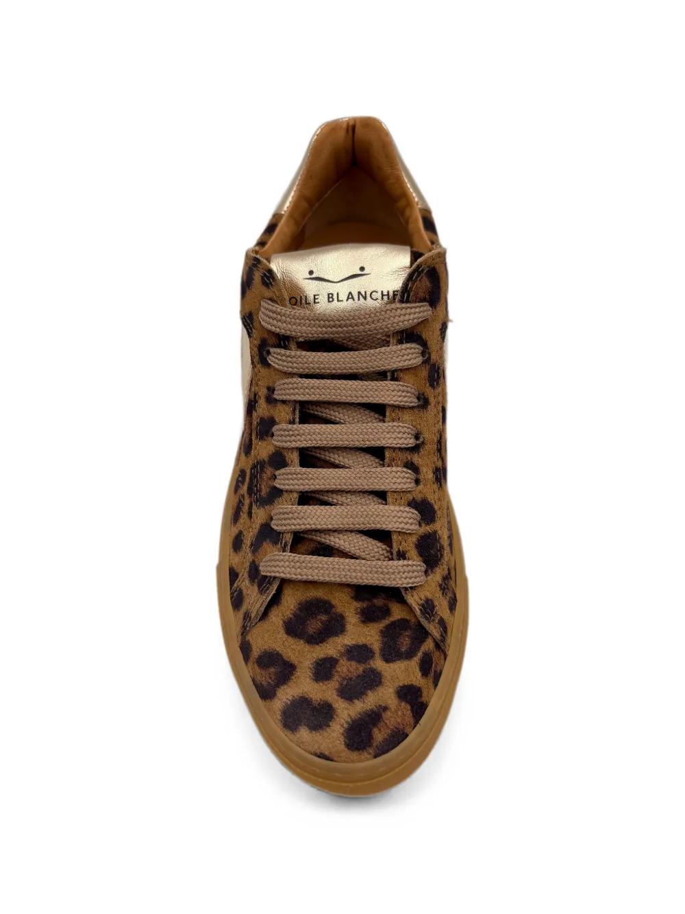 Voile Blanche Capri leopard-print sneakers Beige