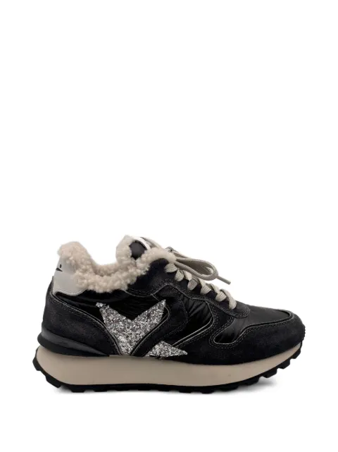 Voile Blanche Paris Star glitter-patch sneakers