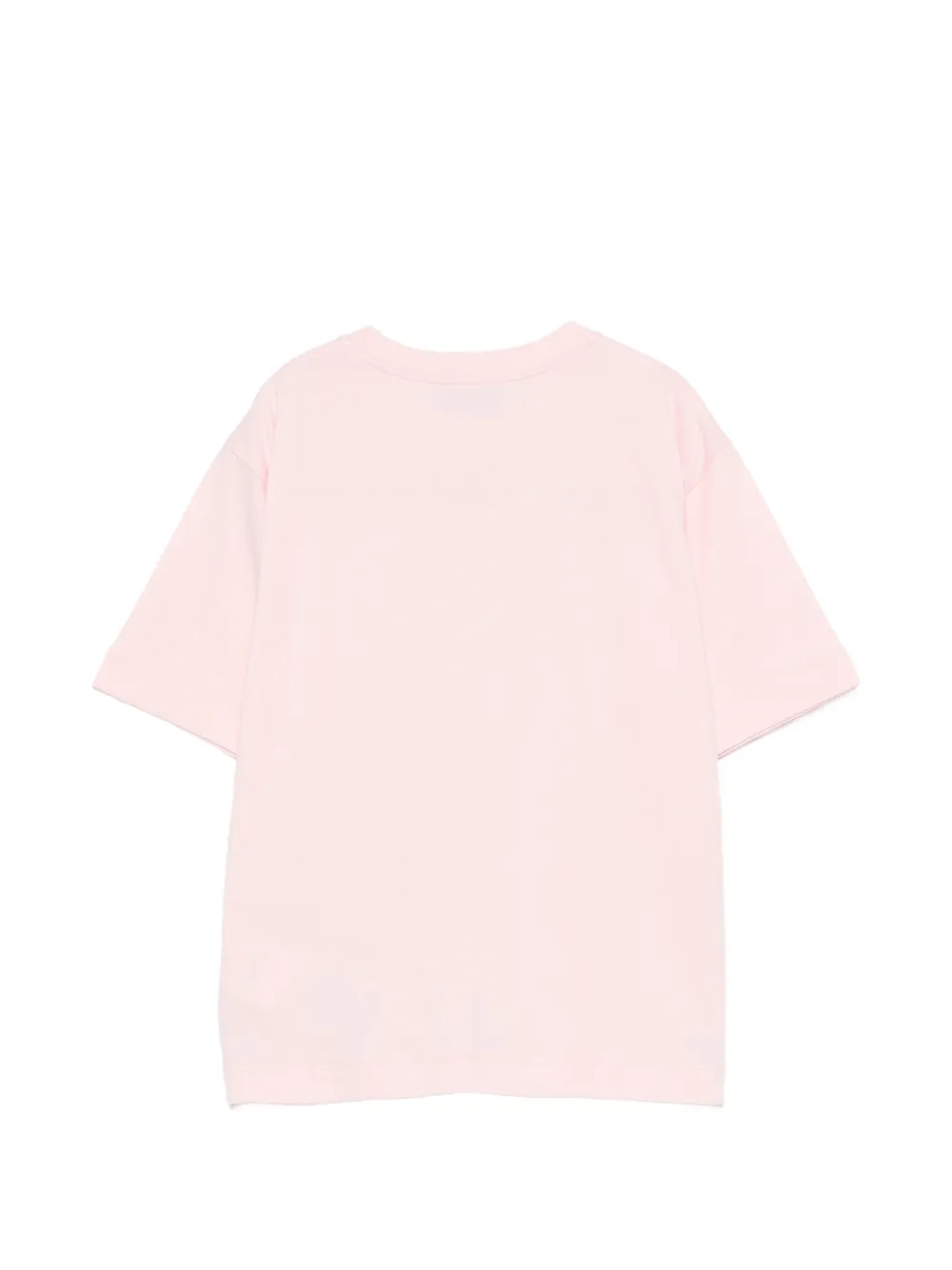Moschino Kids T-shirt met logoprint Roze