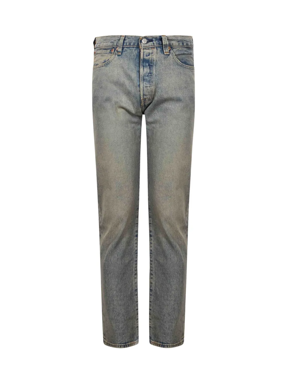 Levi's 501 faded-effect jeans Blauw