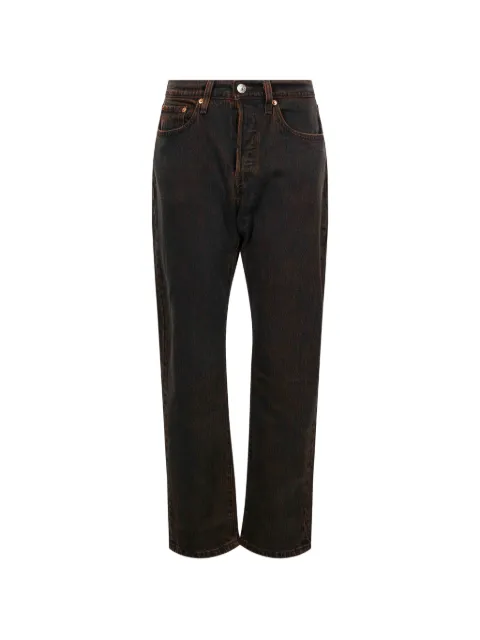 Levi's logo-patch straight-leg jeans