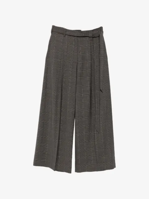 Simone Rocha Prince of Wales check belted trousers