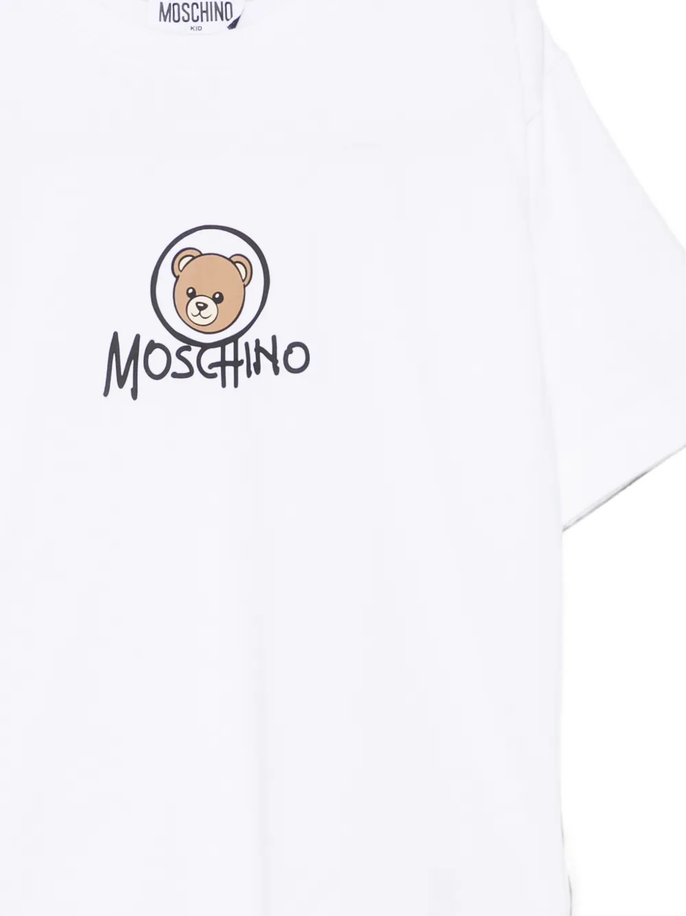 Moschino Kids T-shirt met logoprint Wit