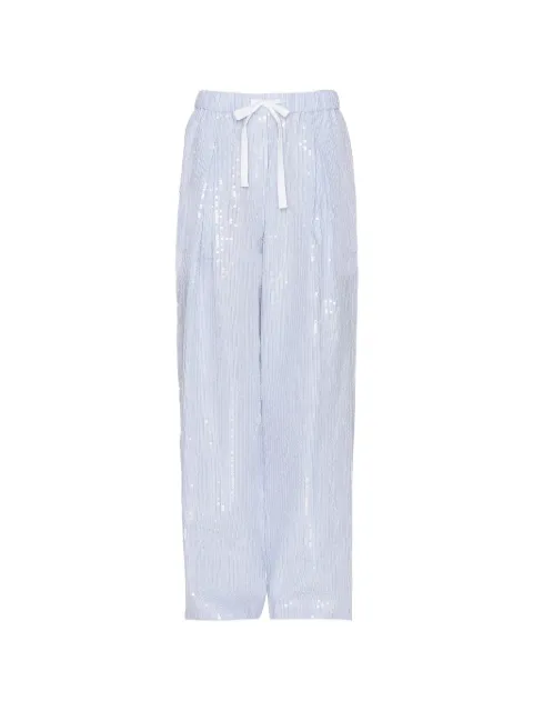TWP sequin-embellishment trousers