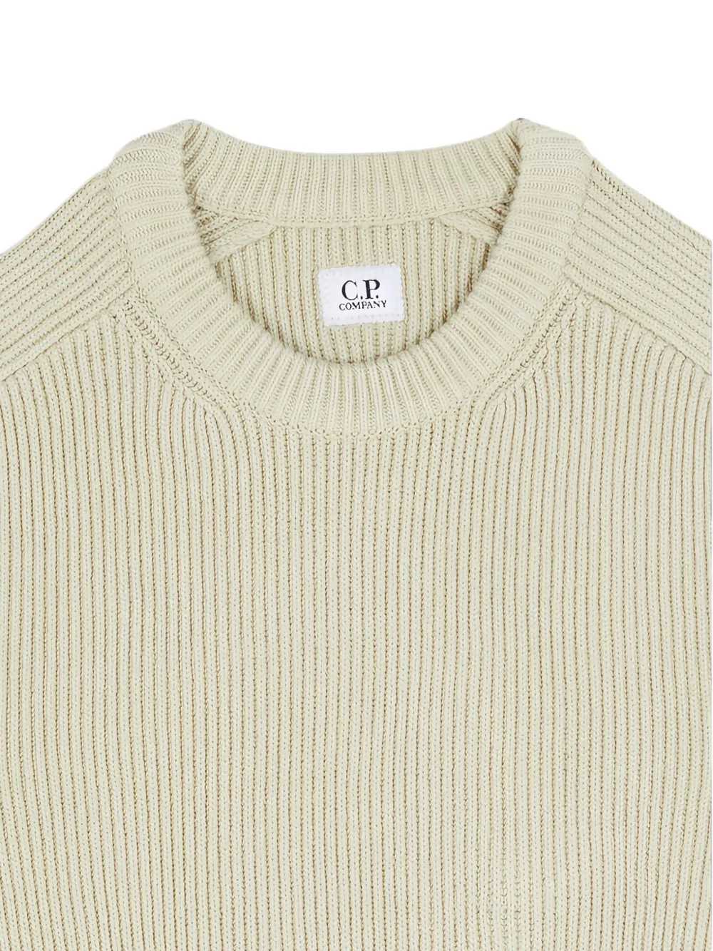 C.P. Company Trui met Lens-detail Beige