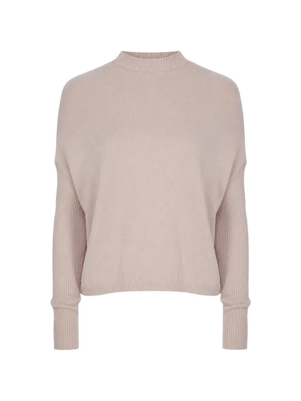 Rick Owens Crater ribbed-sleeve sweater - Rosa