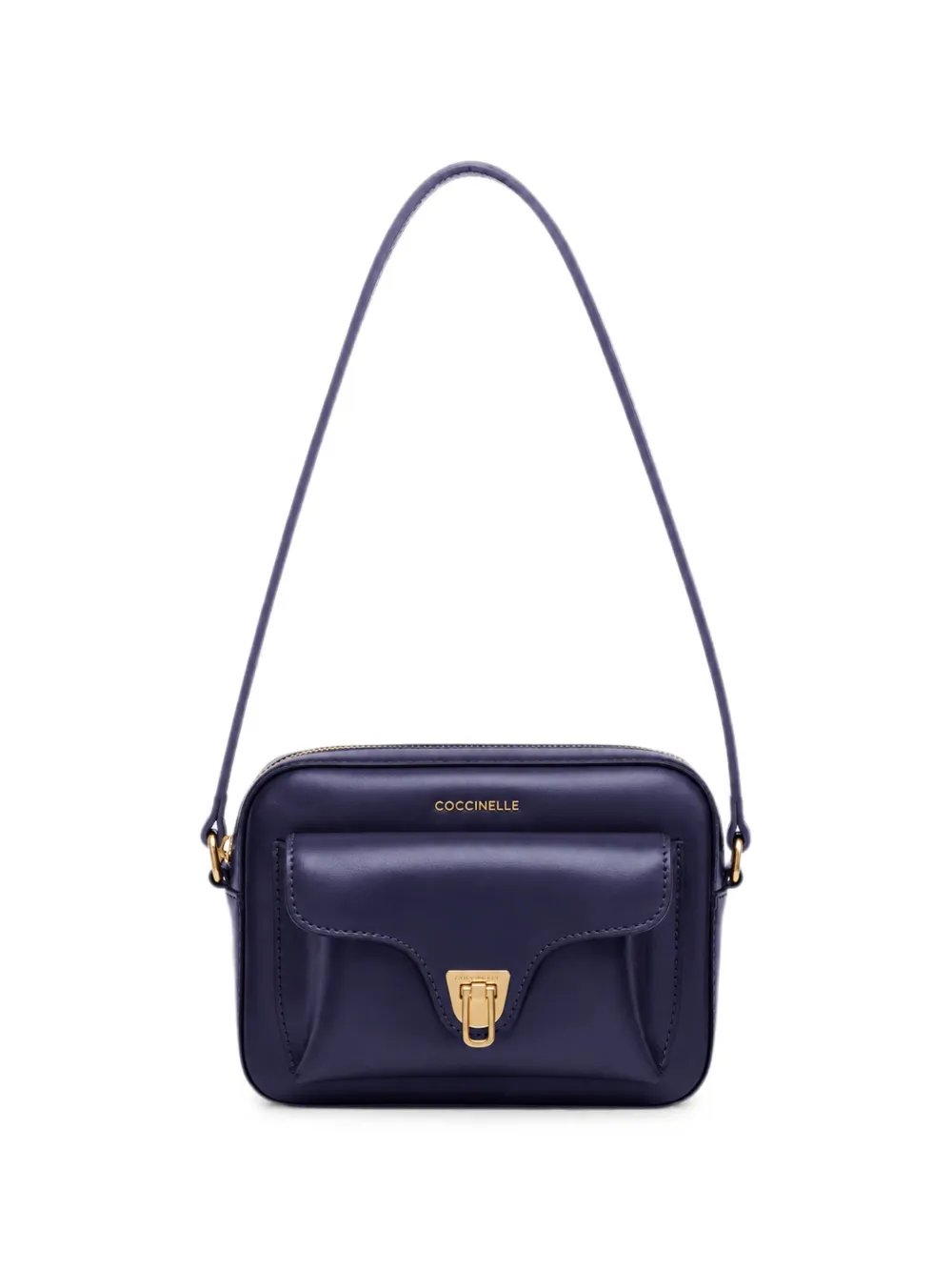 Coccinelle Schoudertas met logoprint Blauw