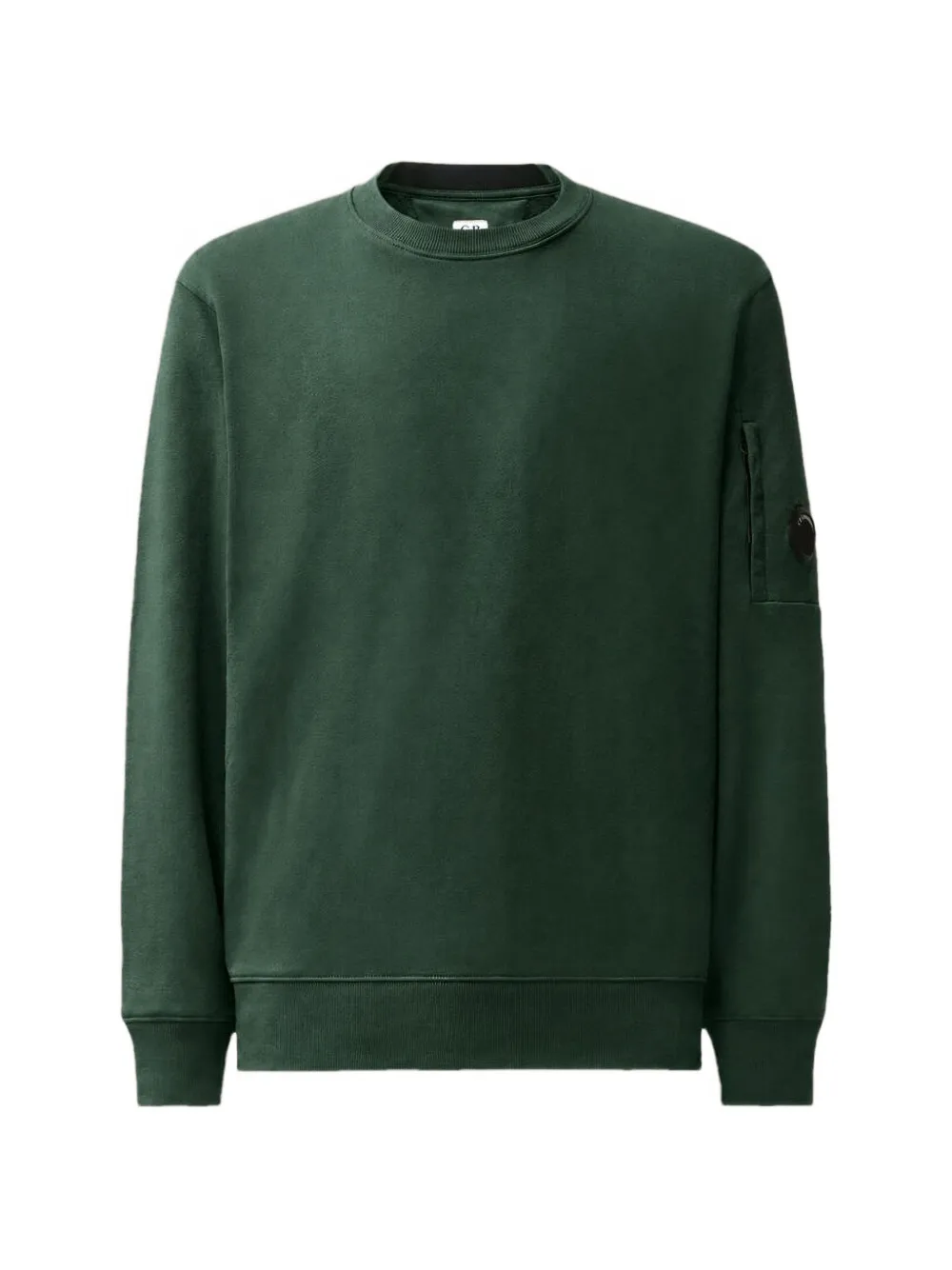 C.P. Company Lens-detail sleeve-pocket sweater - Grün