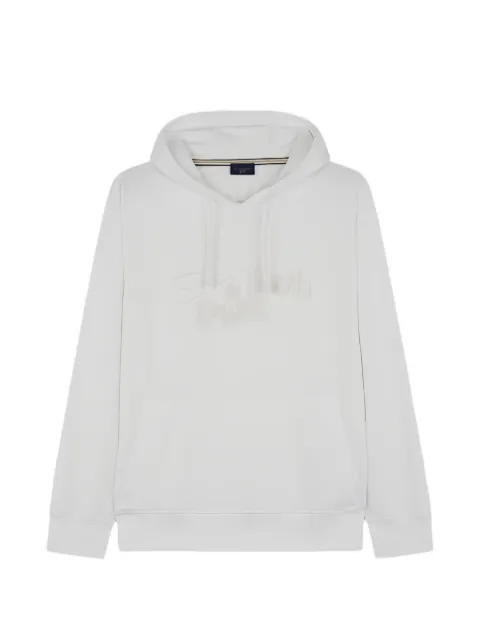Paul & Shark logo-embroidered drawstring hoodie