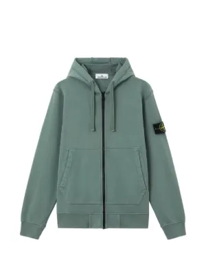 Stone Island ジップアップ セーター | グリーン | FARFETCH JP