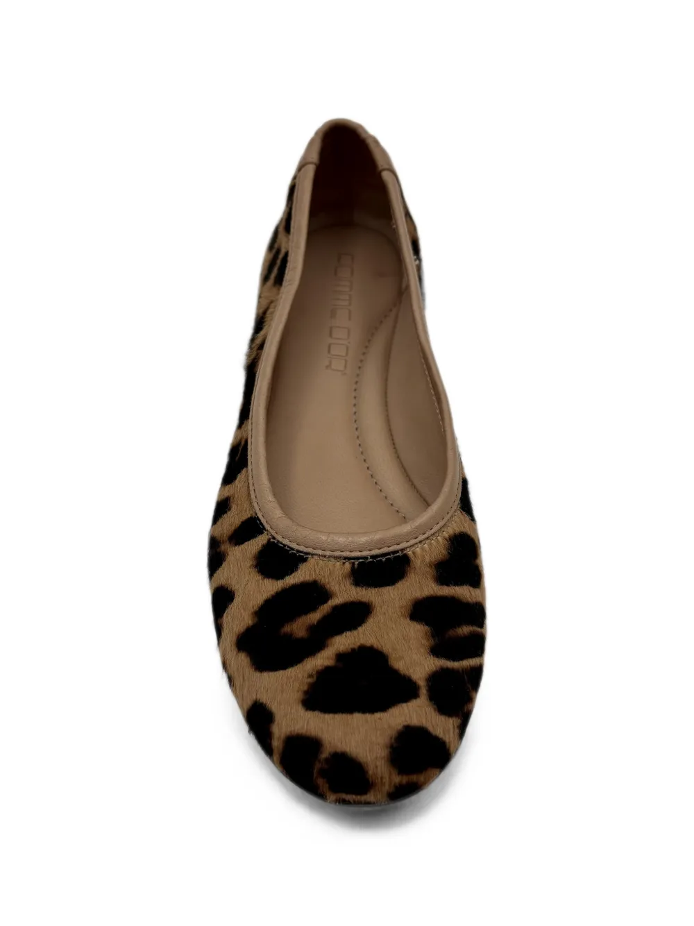 Pomme D´Or leopard-print ballet flats Beige
