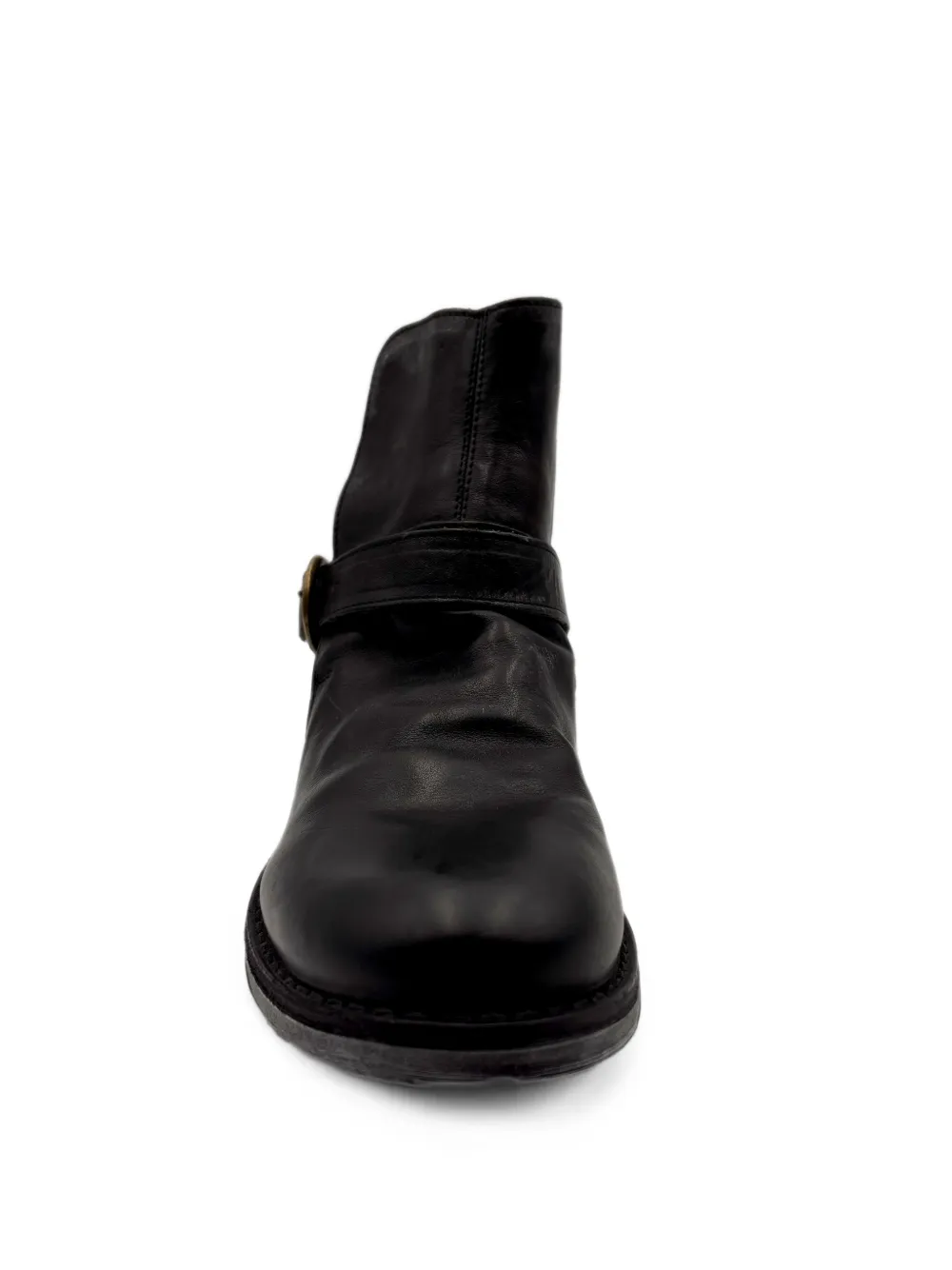 FIORENTINI + BAKER Eternity buckle-fastening leather ankle boots Zwart