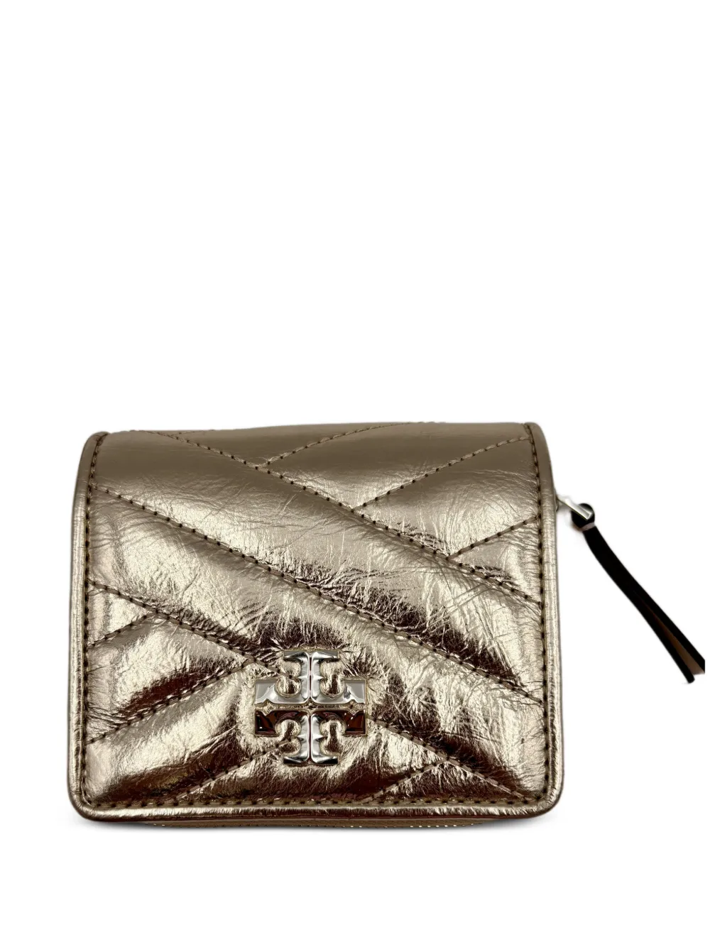 Tory Burch Kira Chevron wallet - Oro