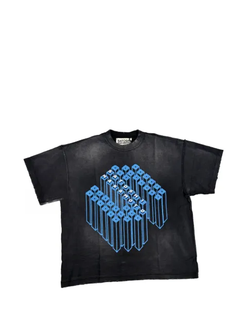 SATOSHI NAKAMOTO playera con estampado gráfico