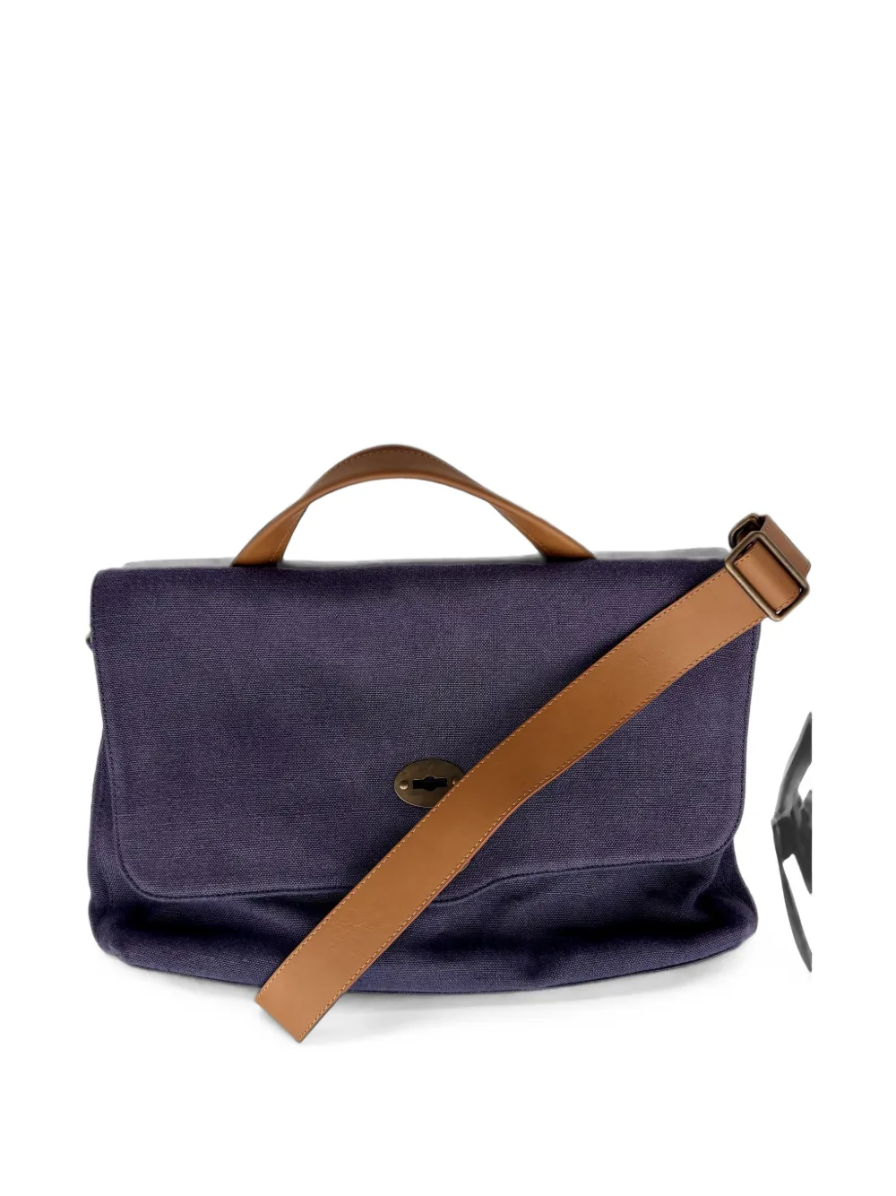 Zanellato Postina canvas schoudertas Blauw