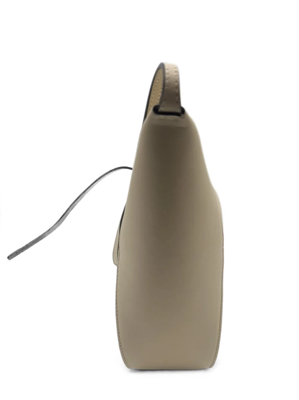 Wandler Maggie leather shoulder bag Beige