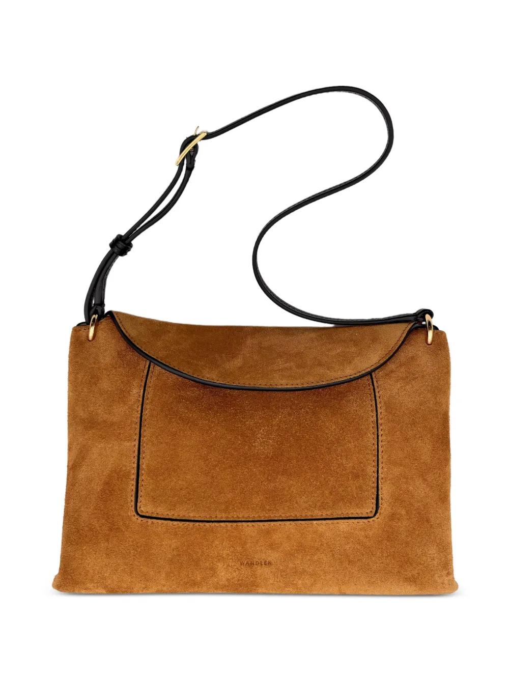 Wandler Penelope slouch suede shoulder bag - Braun