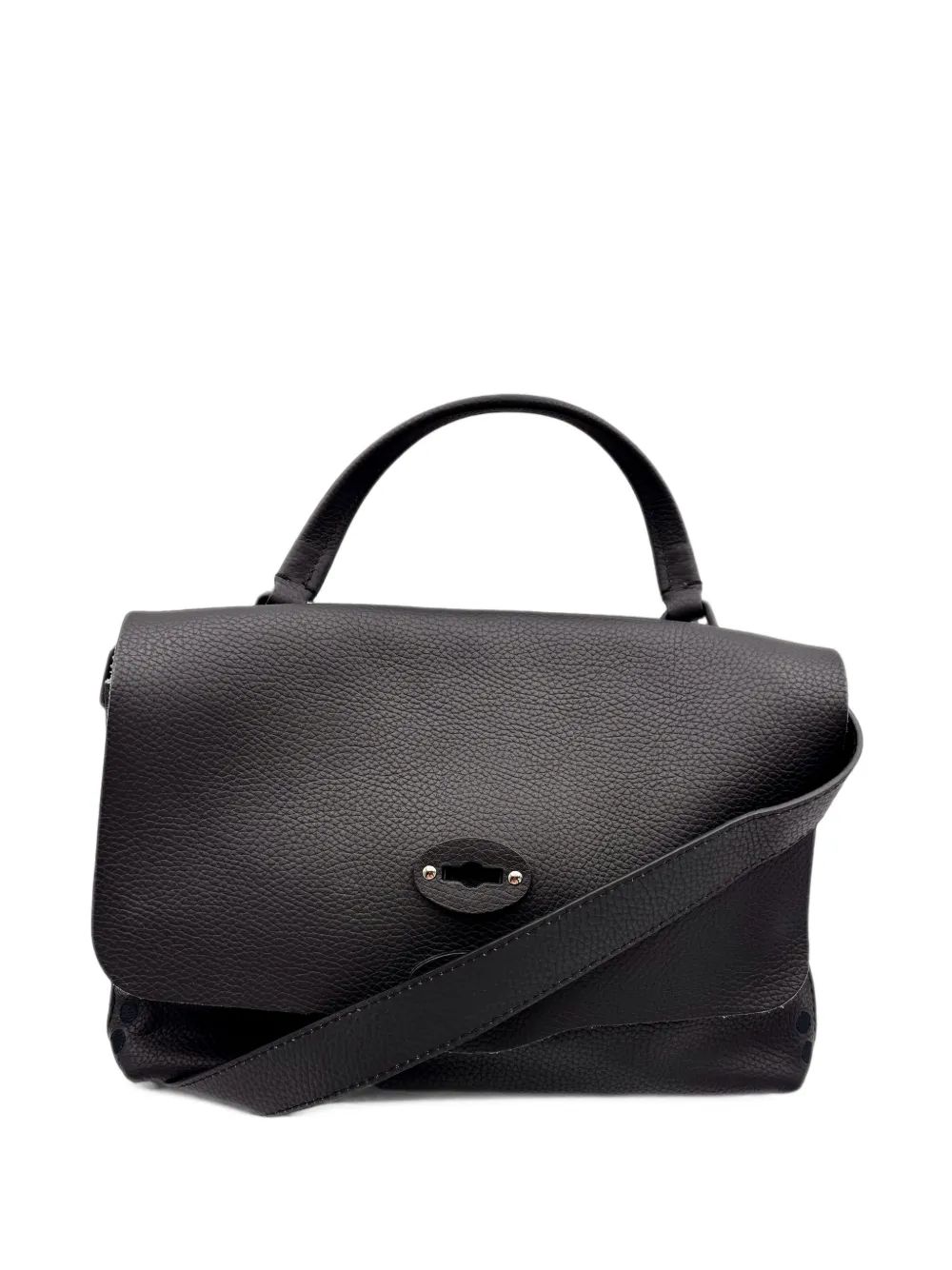 Zanellato Postina leather tote bag - Nero